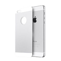 Film Verre Trempe Arriere Protecteur d'Ecran pour Apple iPhone 5 Argent