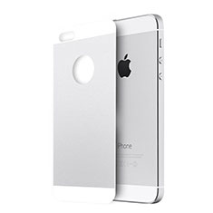 Film Verre Trempe Arriere Protecteur d'Ecran pour Apple iPhone 5S Argent