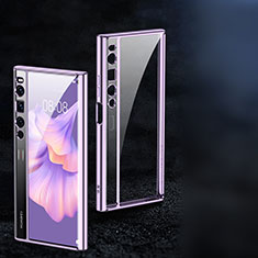 Housse Antichocs Rigide Transparente Crystal AC1 pour Huawei Mate Xs 2 Violet
