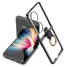 Housse Antichocs Rigide Transparente Crystal AC2 pour Huawei P60 Pocket Noir