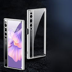 Housse Antichocs Rigide Transparente Crystal C01 pour Huawei Mate Xs 2 Argent