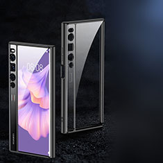 Housse Antichocs Rigide Transparente Crystal C01 pour Huawei Mate Xs 2 Noir