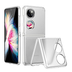 Housse Antichocs Rigide Transparente Crystal QH2 pour Huawei P60 Pocket Blanc