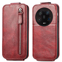 Housse Clapet Portefeuille Cuir pour Xiaomi Mi 13 Ultra 5G Rouge