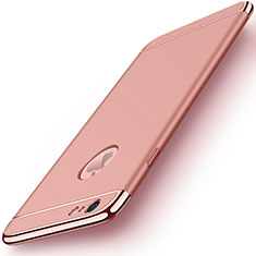 Housse Contour Luxe Metal et Plastique M01 pour Apple iPhone 6 Plus Or Rose