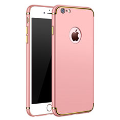 Housse Contour Luxe Metal et Plastique M02 pour Apple iPhone 6S Or Rose