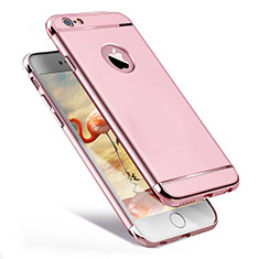 Housse Contour Luxe Metal et Plastique pour Apple iPhone 6S Rose