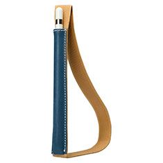 Housse en Cuir Protection Sac Pochette Elastique Douille de Poche Detachable P01 pour Apple Pencil Apple iPad Pro 9.7 Bleu