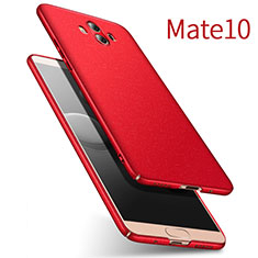 Housse Plastique Rigide Mat pour Huawei Mate 10 Rouge