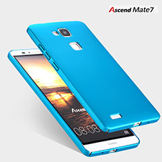 Housse Plastique Rigide Mat pour Huawei Mate 7 Bleu Ciel