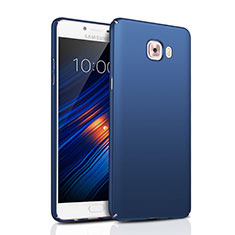 Housse Plastique Rigide Mat pour Samsung Galaxy C9 Pro C9000 Bleu