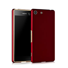 Housse Plastique Rigide Mat pour Sony Xperia M5 Rouge