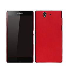 Housse Plastique Rigide Mat pour Sony Xperia Z L36h Rouge