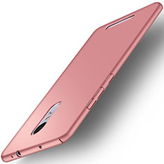 Housse Plastique Rigide Mat pour Xiaomi Redmi Note 3 MediaTek Or Rose