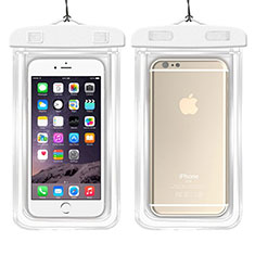 Housse Pochette Etanche Waterproof Universel W01 pour Apple iPhone 14 Plus Blanc