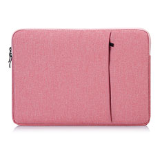 Housse Pochette Velour Tissu L04 pour Huawei Honor MagicBook 15 Rose