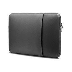 Housse Pochette Velour Tissu L05 pour Huawei Honor MagicBook 14 Gris