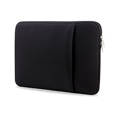Housse Pochette Velour Tissu L05 pour Huawei Honor MagicBook 14 Noir