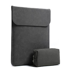 Housse Pochette Velour Tissu pour Apple MacBook Air 13 pouces Noir