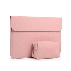 Housse Pochette Velour Tissu S01 pour Huawei Honor MagicBook Pro (2020) 16.1 Rose