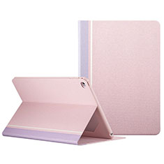 Housse Portefeuille Livre Cuir L03 pour Apple iPad Mini 4 Rose
