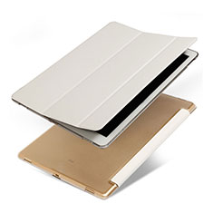 Housse Portefeuille Livre Cuir pour Apple iPad Pro 12.9 Blanc