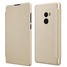 Housse Portefeuille Livre Cuir pour Xiaomi Mi Mix Evo Or