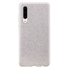 Housse Silicone Gel Serge pour Huawei P30 Gris