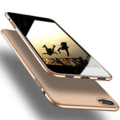 Housse Silicone Souple Couleur Unie TPU pour Apple iPhone 7 Or