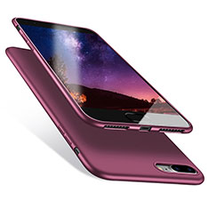 Housse Silicone Souple Couleur Unie TPU pour Apple iPhone 8 Plus Violet