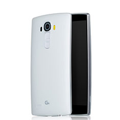 Housse Silicone Souple Mat pour LG G4 Blanc