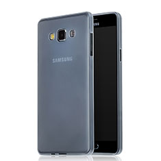 Housse Silicone Souple Mat pour Samsung Galaxy A7 Duos SM-A700F A700FD Blanc