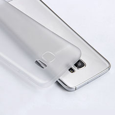 Housse Silicone Souple Mat R02 pour Samsung Galaxy S7 Edge G935F Blanc