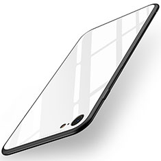 Housse Silicone Souple Miroir pour Apple iPhone SE3 (2022) Blanc