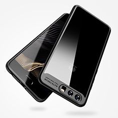 Housse Silicone Souple Miroir pour Huawei P10 Plus Noir