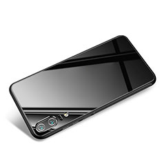 Housse Silicone Souple Miroir pour Huawei P20 Noir