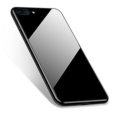 Housse Silicone Souple Miroir W04 pour Apple iPhone 8 Plus Noir