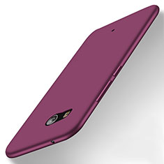 Housse Silicone TPU Souple Couleur Unie pour HTC U11 Violet