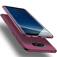 Housse Silicone TPU Souple Couleur Unie pour Samsung Galaxy S8 Plus Violet