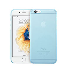 Housse Ultra Fine Mat Rigide Transparente pour Apple iPhone 6 Plus Bleu Ciel