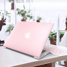 Housse Ultra Fine Mat Rigide Transparente pour Apple MacBook Air 13.3 pouces (2018) Rose