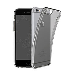 Housse Ultra Fine Silicone Souple Transparente pour Apple iPhone 6 Gris Fonce