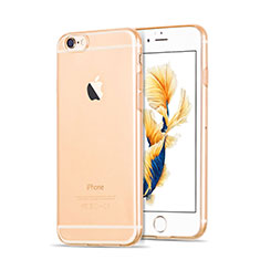 Housse Ultra Fine Silicone Souple Transparente pour Apple iPhone 6S Plus Or