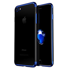Housse Ultra Fine TPU Souple Transparente H02 pour Apple iPhone 6 Plus Bleu