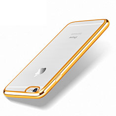 Housse Ultra Fine TPU Souple Transparente H02 pour Apple iPhone 6S Or