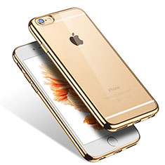 Housse Ultra Fine TPU Souple Transparente H03 pour Apple iPhone 6S Or