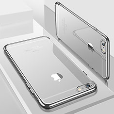 Housse Ultra Fine TPU Souple Transparente H04 pour Apple iPhone 8 Argent