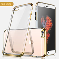 Housse Ultra Fine TPU Souple Transparente H04 pour Apple iPhone SE3 (2022) Or