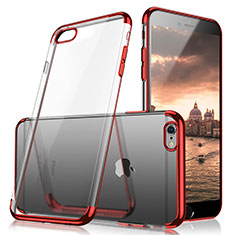 Housse Ultra Fine TPU Souple Transparente H05 pour Apple iPhone 6S Rouge