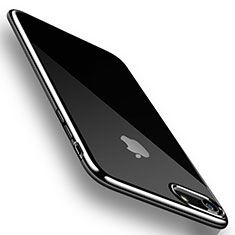 Housse Ultra Fine TPU Souple Transparente H07 pour Apple iPhone 7 Noir